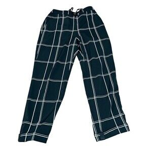 Ted Baker Black White Plaid Straight Leg Trousers Size S (US 4) Women